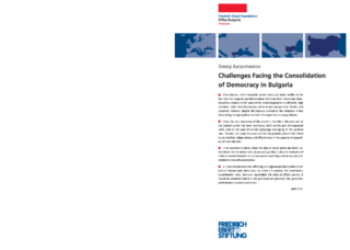 Challenges facing the consolidation of democracy in Bulgaria