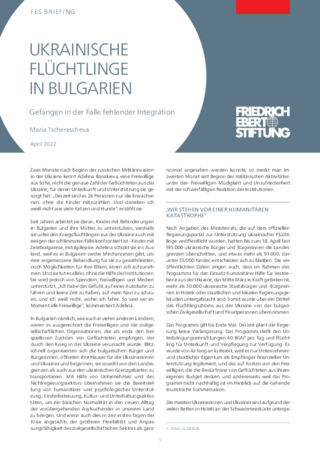Ukrainische Flüchtlinge in Bulgarien